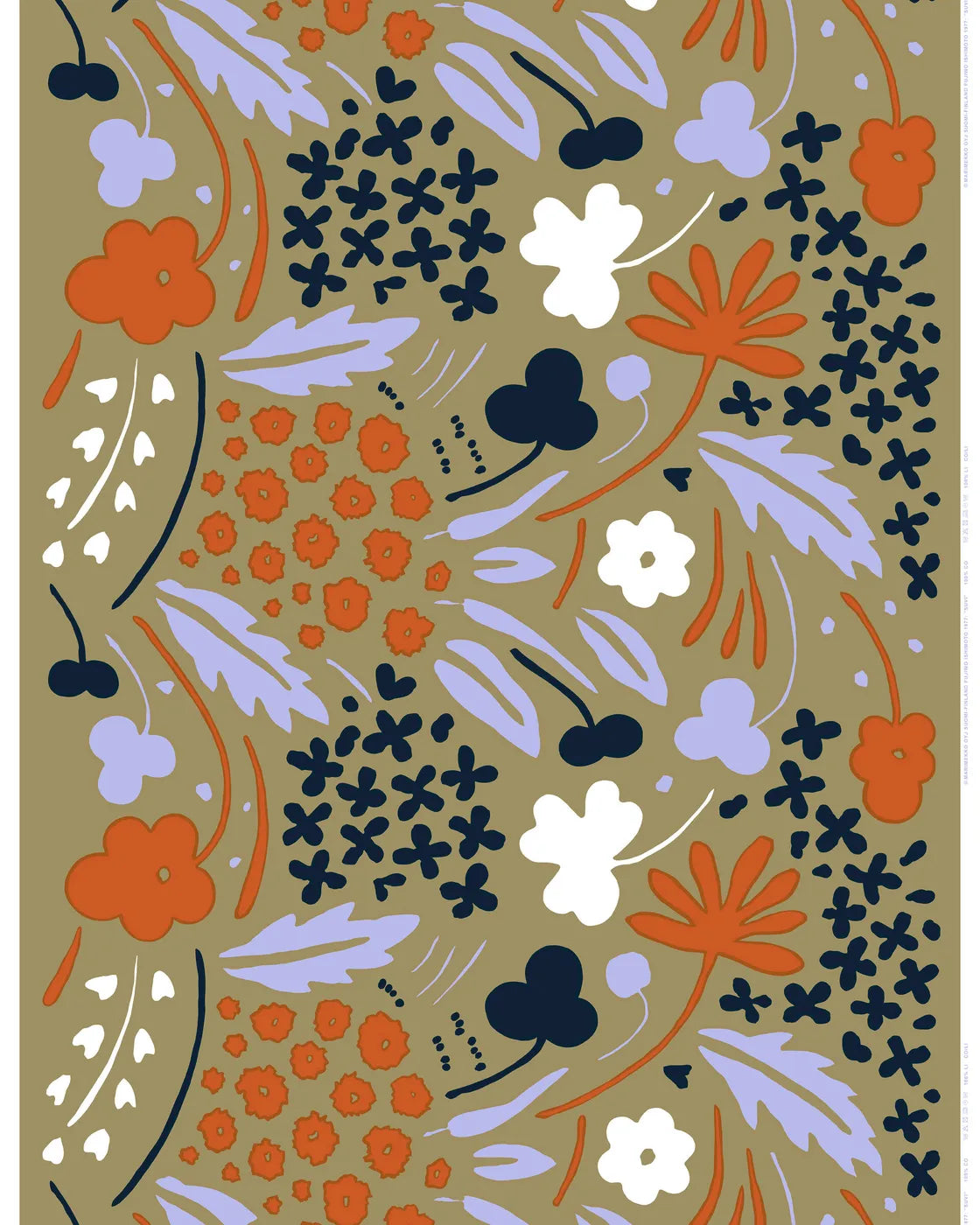 1.3M Remnant - Marimekko Suvi Cotton Panama Fabric