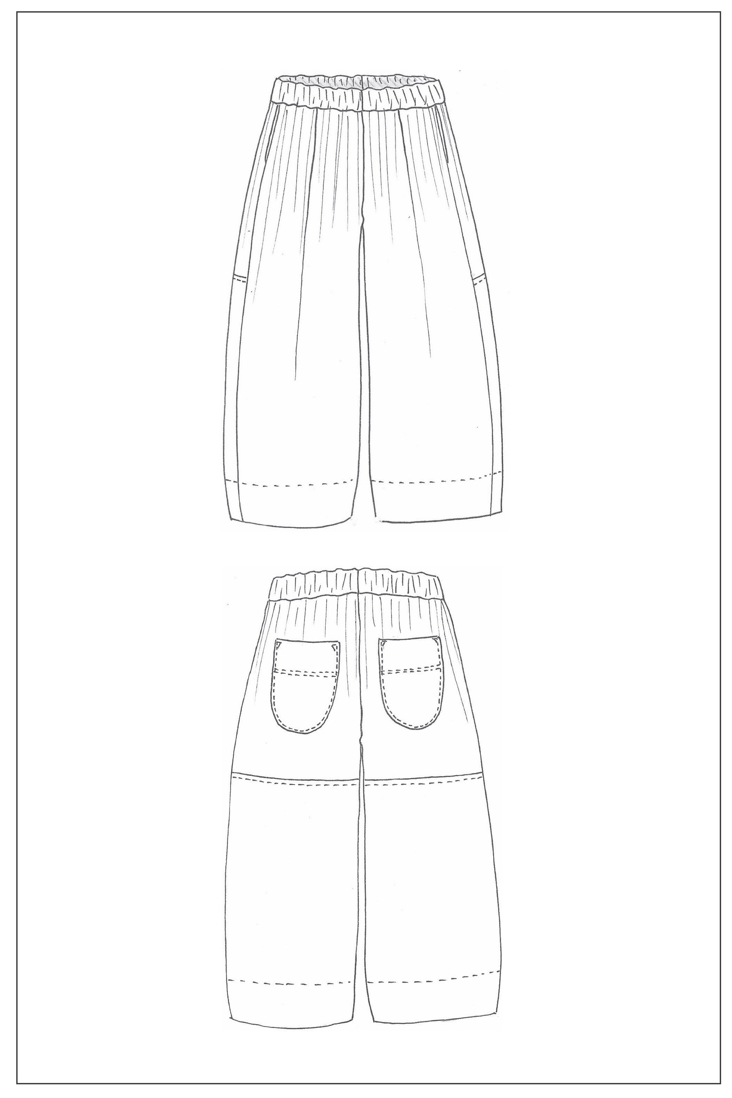 Birgitta Helmersson Zero Waste Block Pant - PDF Pattern