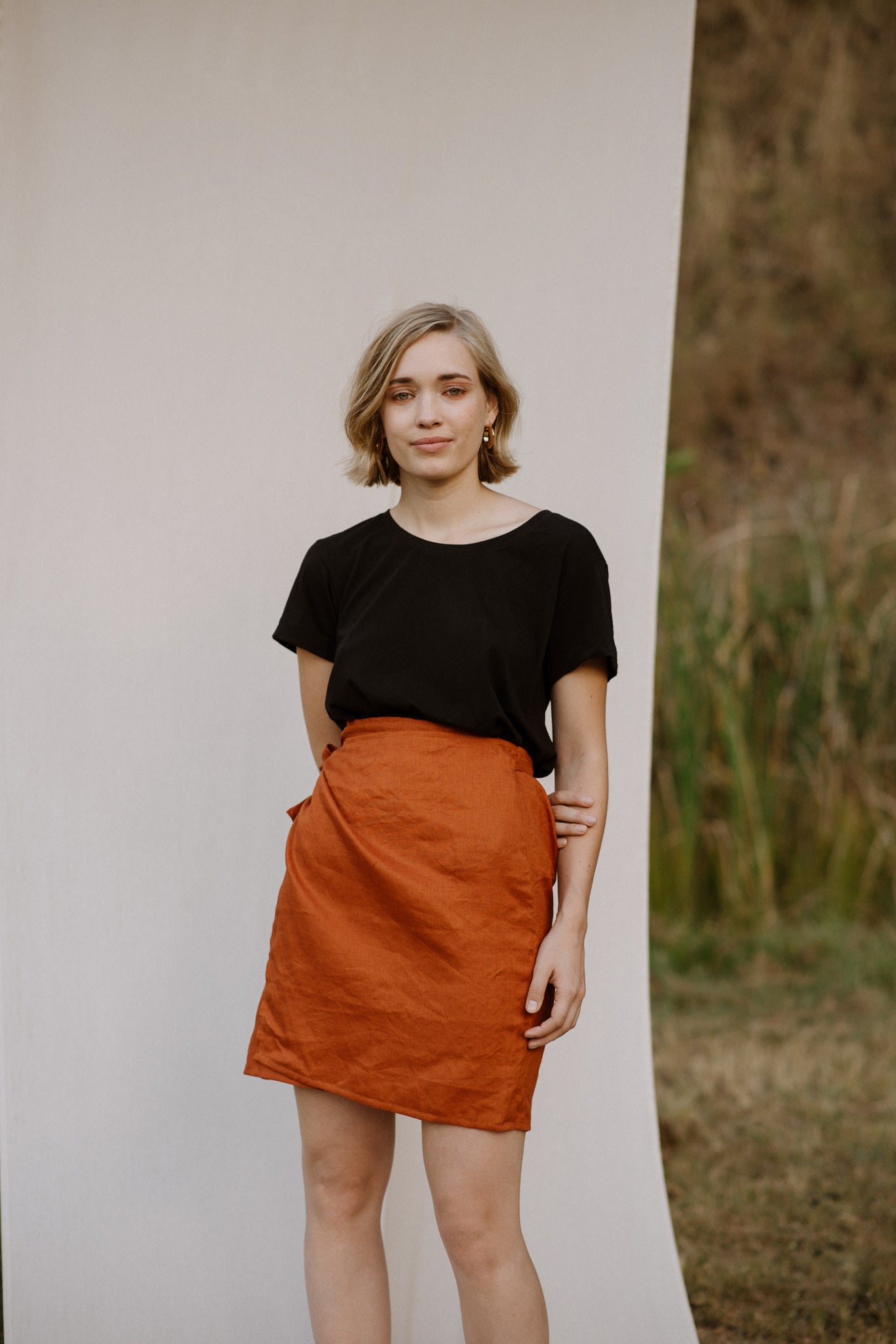 Common Stitch Bellbird Wrap Skirt (Paper Pattern)