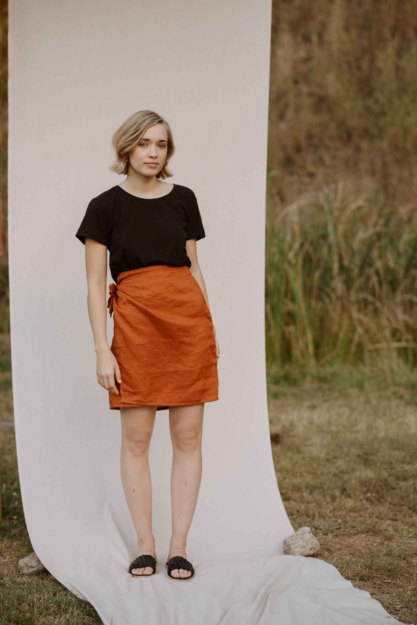 Common Stitch Bellbird Wrap Skirt (Paper Pattern)