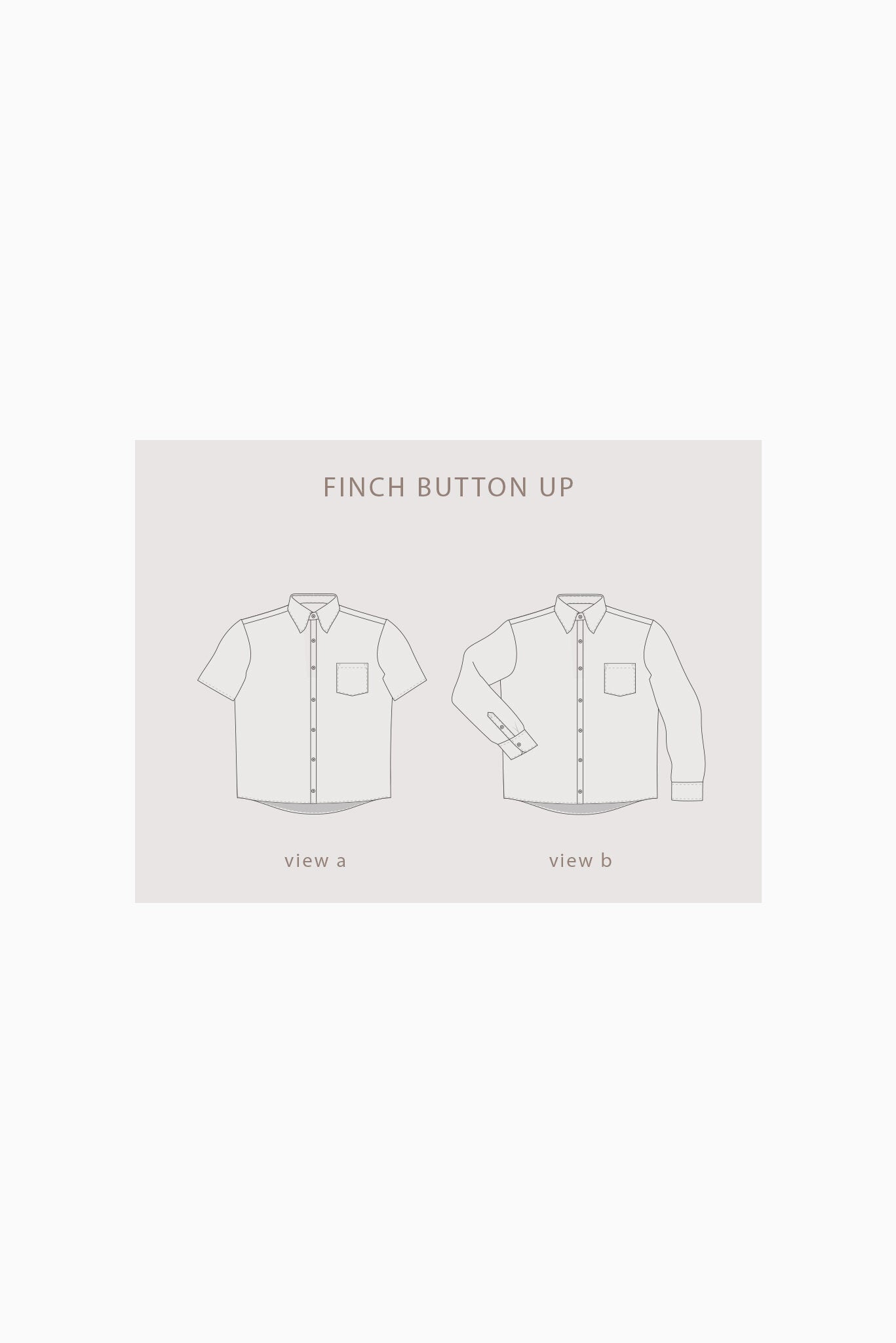 Common Stitch Finch Button-Up (Paper Pattern)