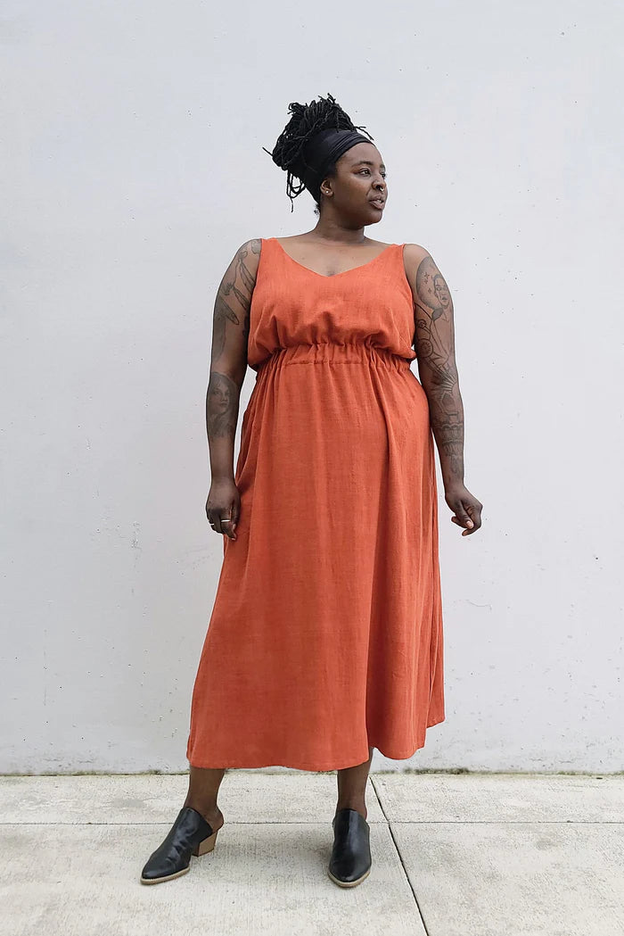 Sew House Seven Sauvie Sundress Curvy Fit Paper Sewing Pattern (Sizes 16 - 34)