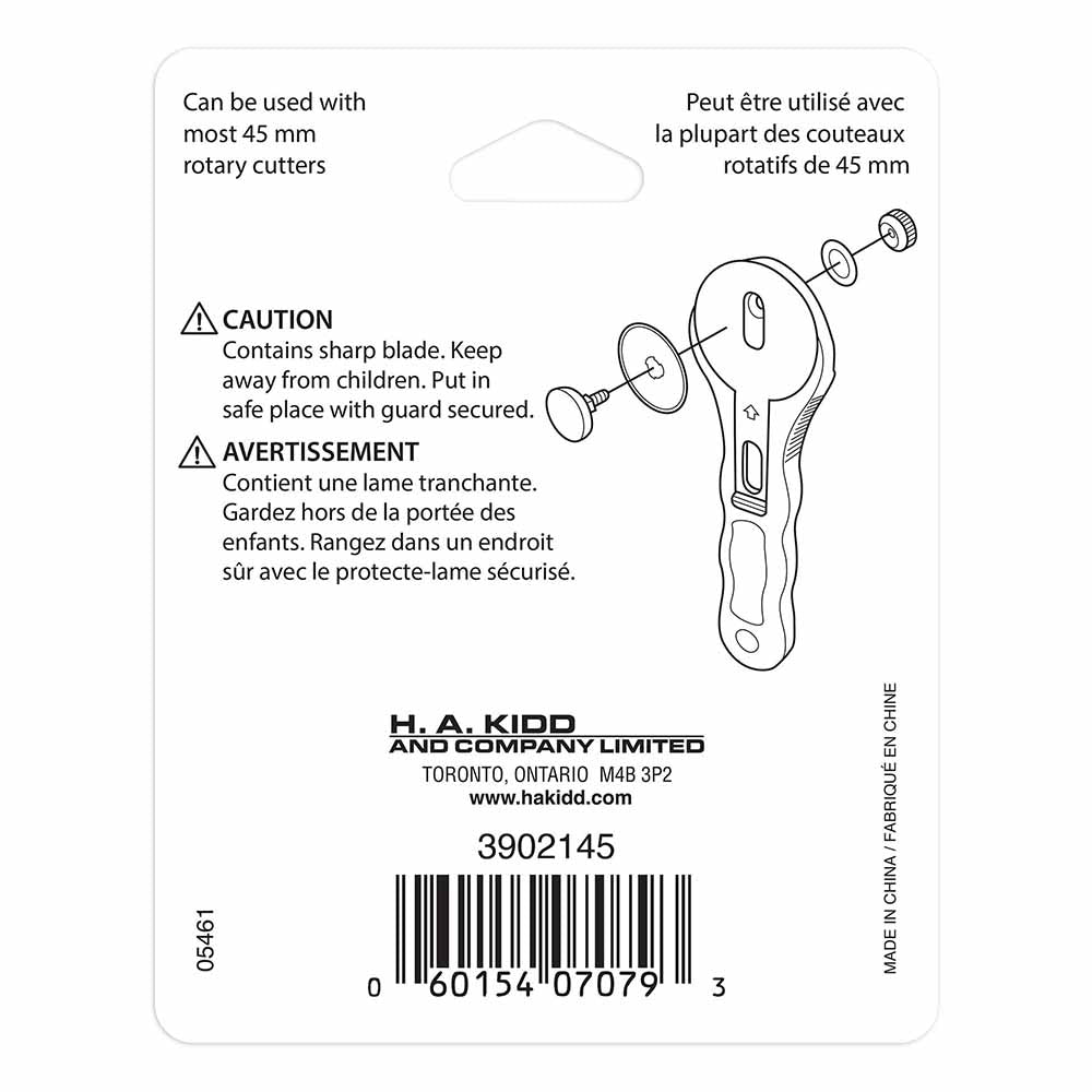 Replacement Blades for Rotary Cutter - 45mm (1 3⁄4″)