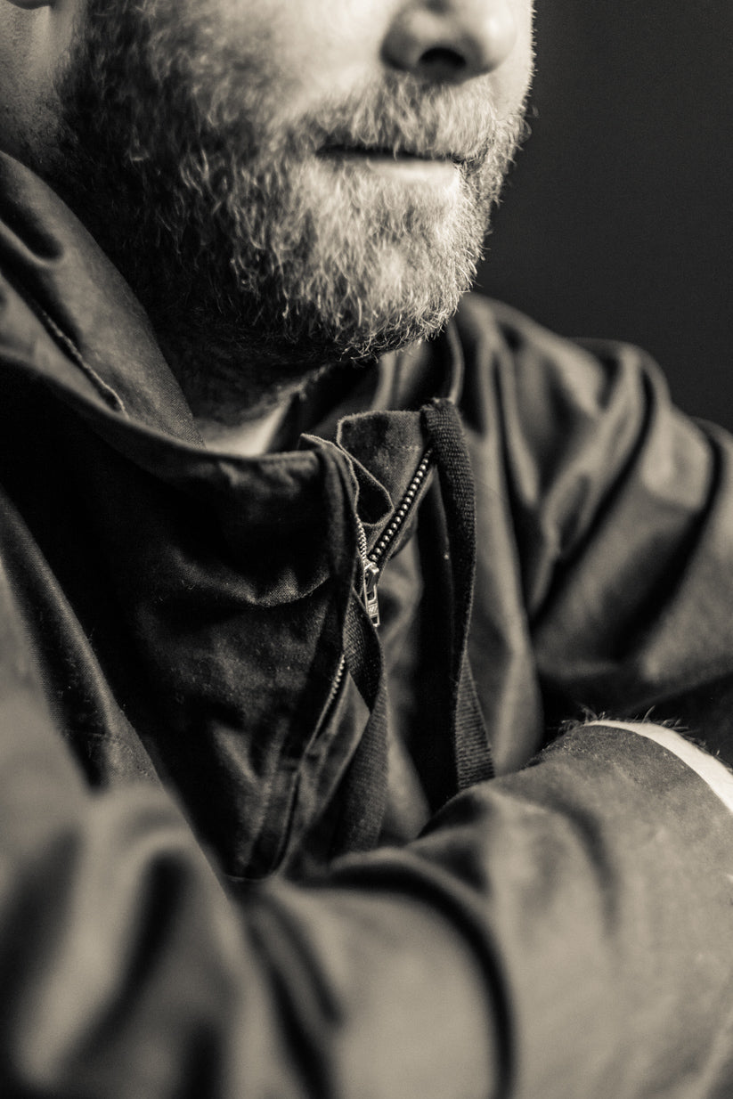 Organic Cotton Oilskin - Merchant and Mills - Black