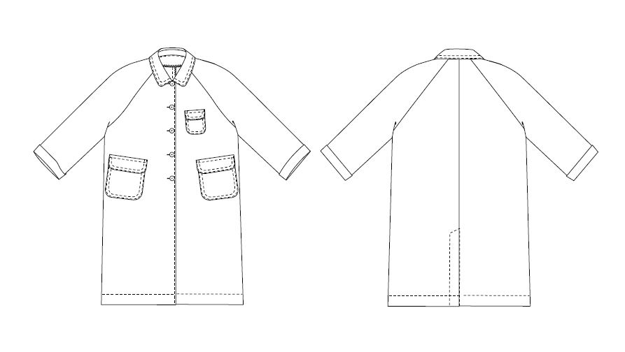 Merchant & Mills - September Coat - Paper or PDF Pattern