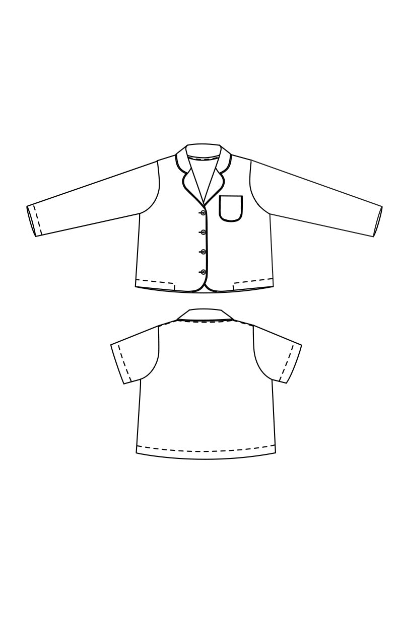 Merchant & Mills - Winnie Pyjama Set - Paper or PDF Pattern