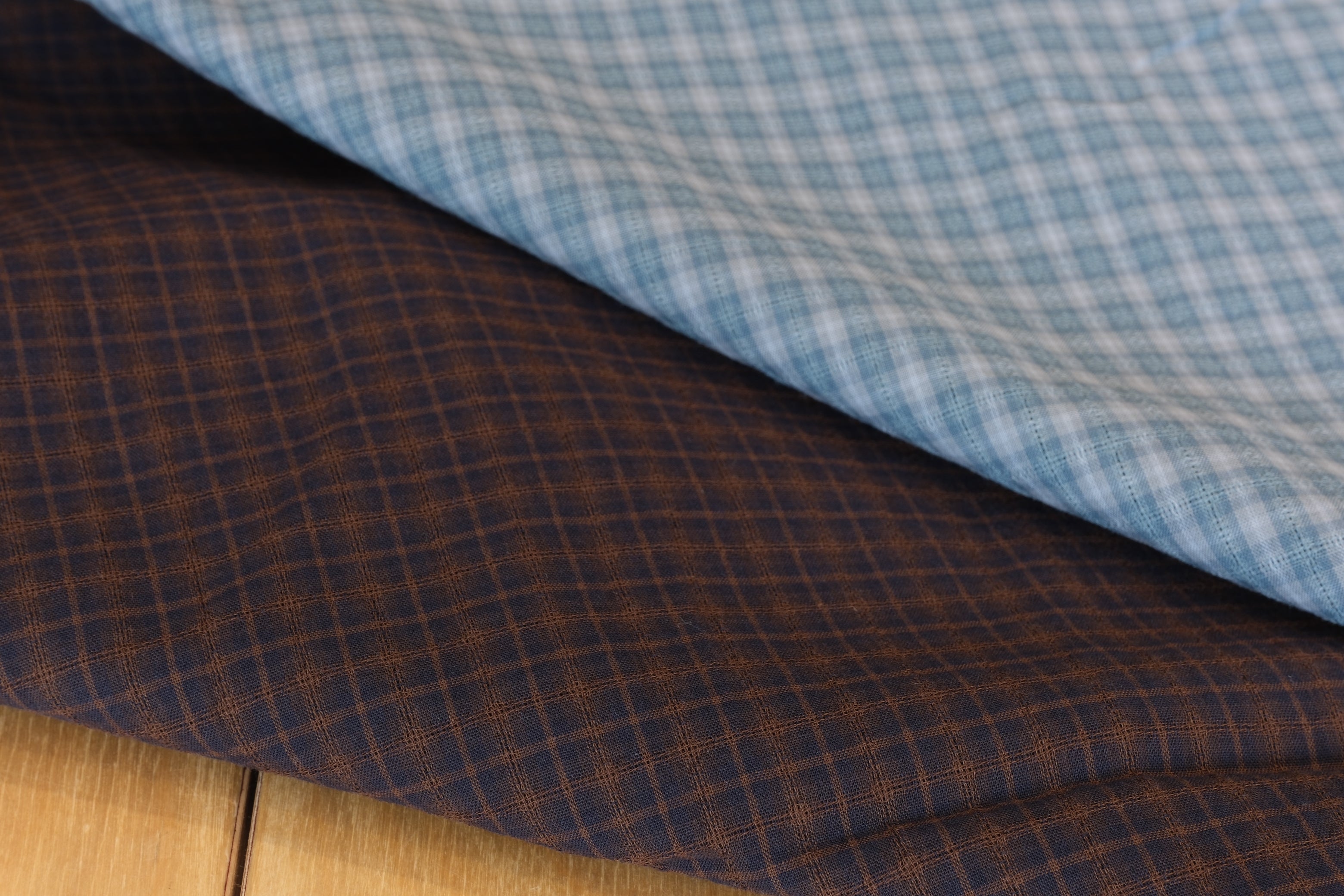 Cotton Yard-Dyed Dobby Check - per 1/2 M