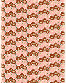 Marimekko Mini Unikko Cotton - Pink/Terracotta/Kelly Green (per 1/2 M)