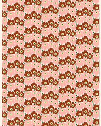Marimekko Mini Unikko Cotton - Pink/Terracotta/Kelly Green (per 1/2 M)
