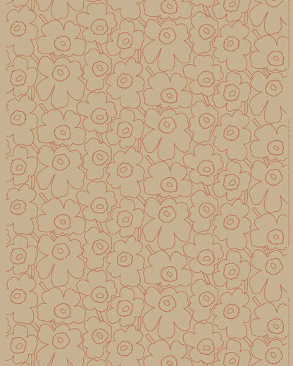 Marimekko Piirto Unikko Cotton-Linen Fabric - (Per 1/2 Metre)