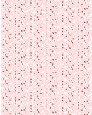 Marimekko Mini Unikko Organic Cotton Fabric - Pink/Burgundy (Per 1/2 Metre)