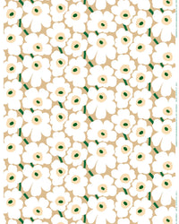 Marimekko Pieni Unikko Acrylic Coated Cotton (per 1/2 M)