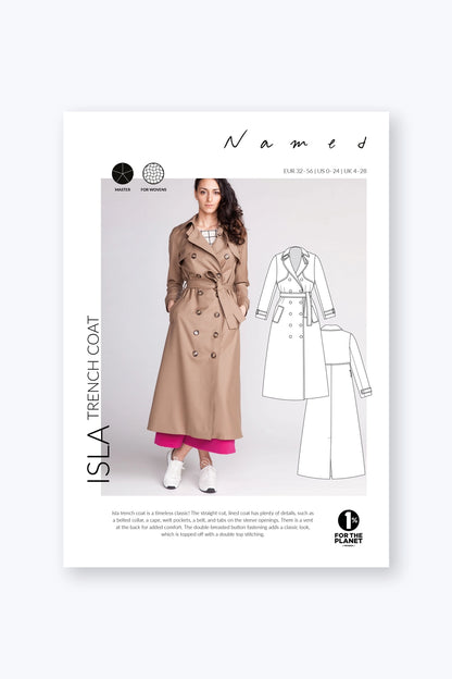 Named Clothing Isla Trench Coat (Paper Pattern)