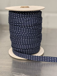 Poly/Cotton Polka Dot Bias Tape 13mm (0.5") - Per 10 cm