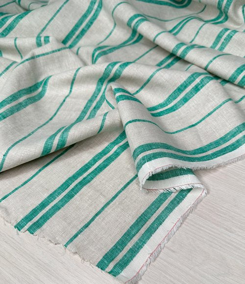Linen Yarn Dyed Stripe (per 1/2 metre)