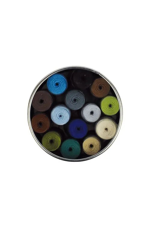 Sajou Polyester Thread Cocoons in Metal Tin