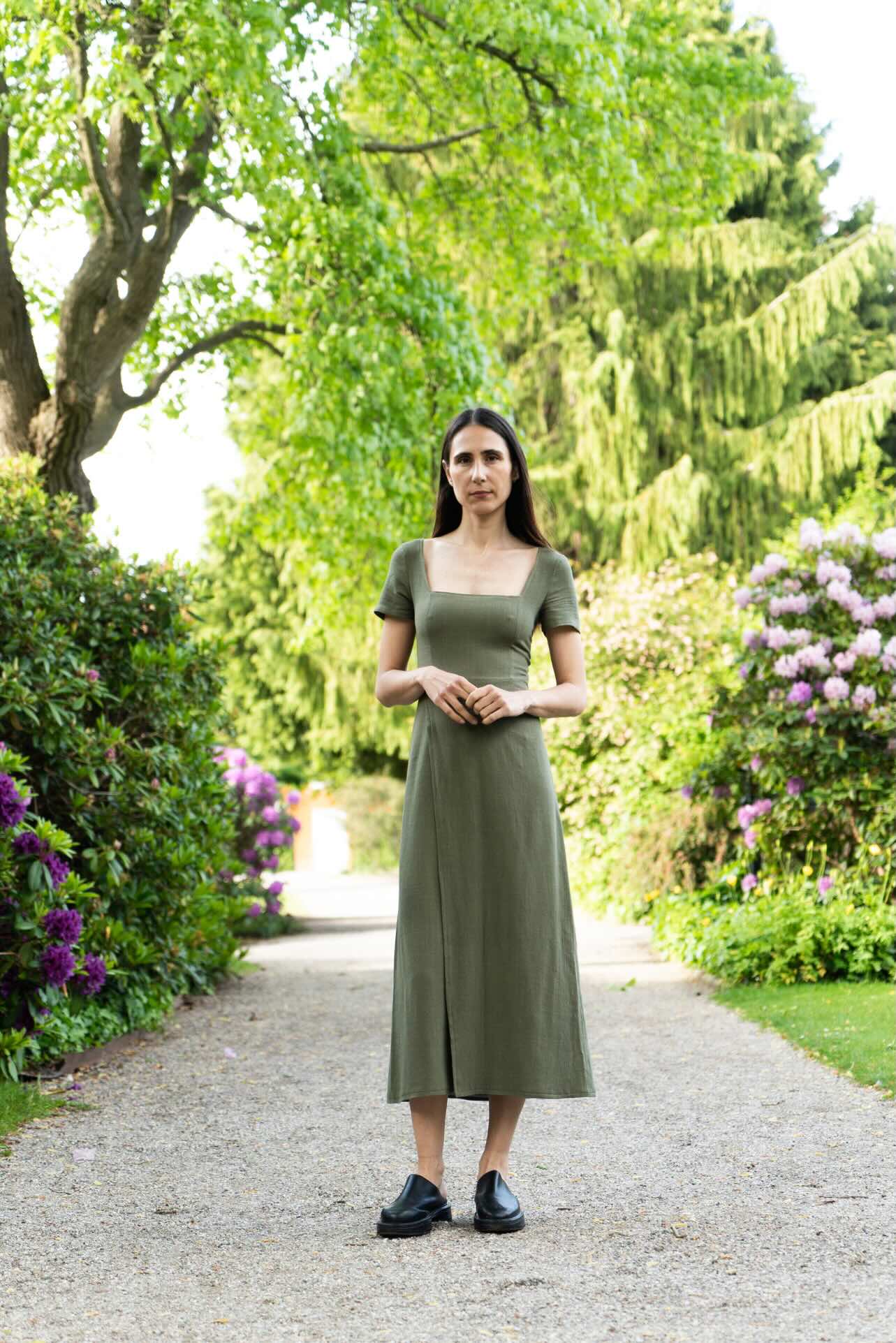 Puff and Pencil Palma Dress with Tee Sleeves - Paper Pattern