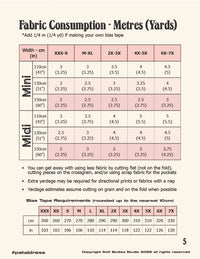 Soft Bodies Studio Petal Dress Sewing Pattern - PDF or Printed