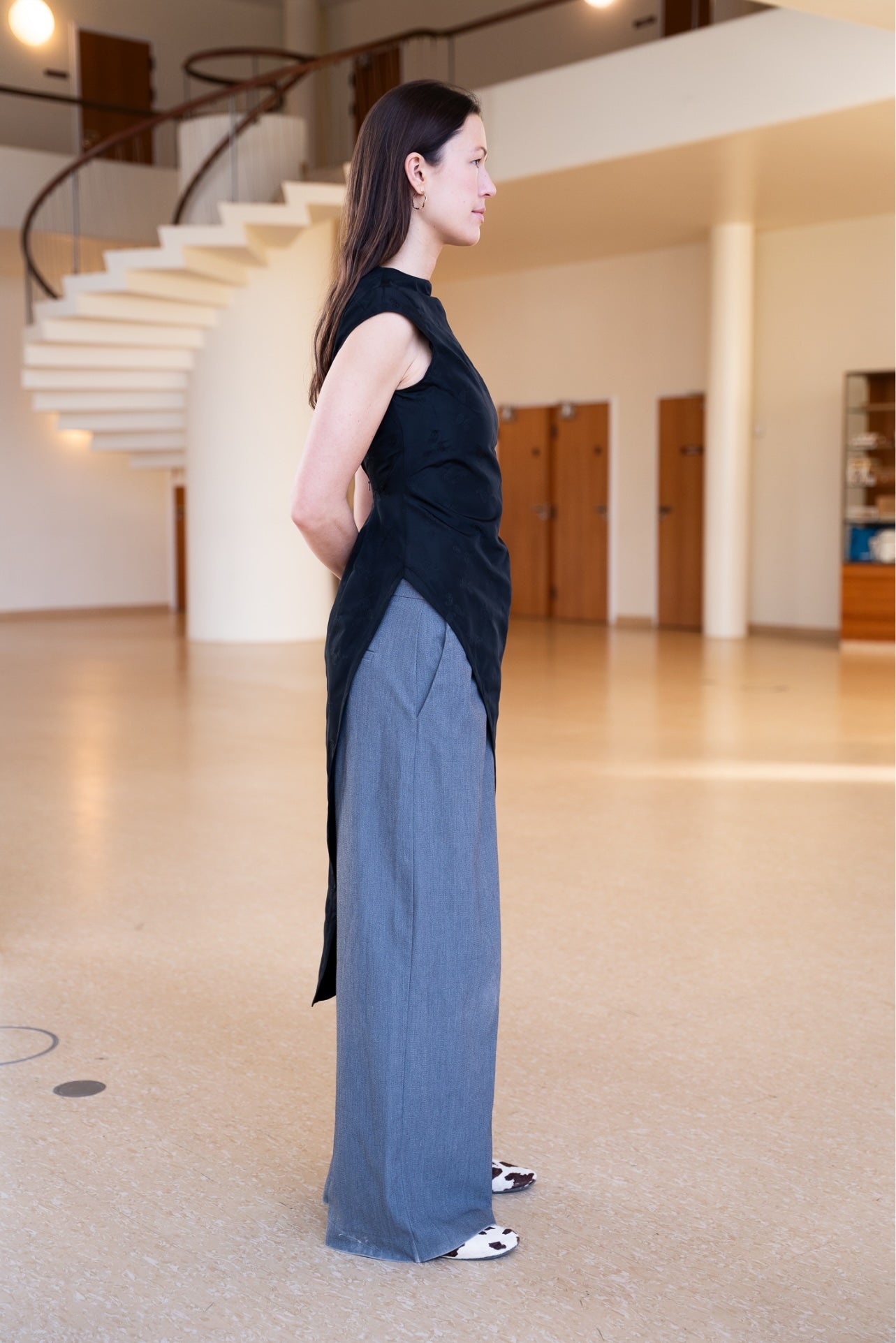 Puff and Pencil Slash Dress with Cap Sleeves - Paper Pattern