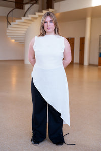 Puff and Pencil Slash Dress with Cap Sleeves - Paper Pattern