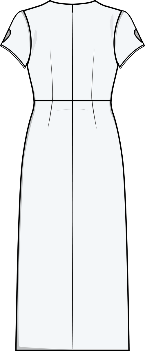Puff and Pencil Moon Dress - Paper Pattern