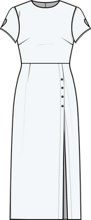 Puff and Pencil Moon Dress - Paper Pattern