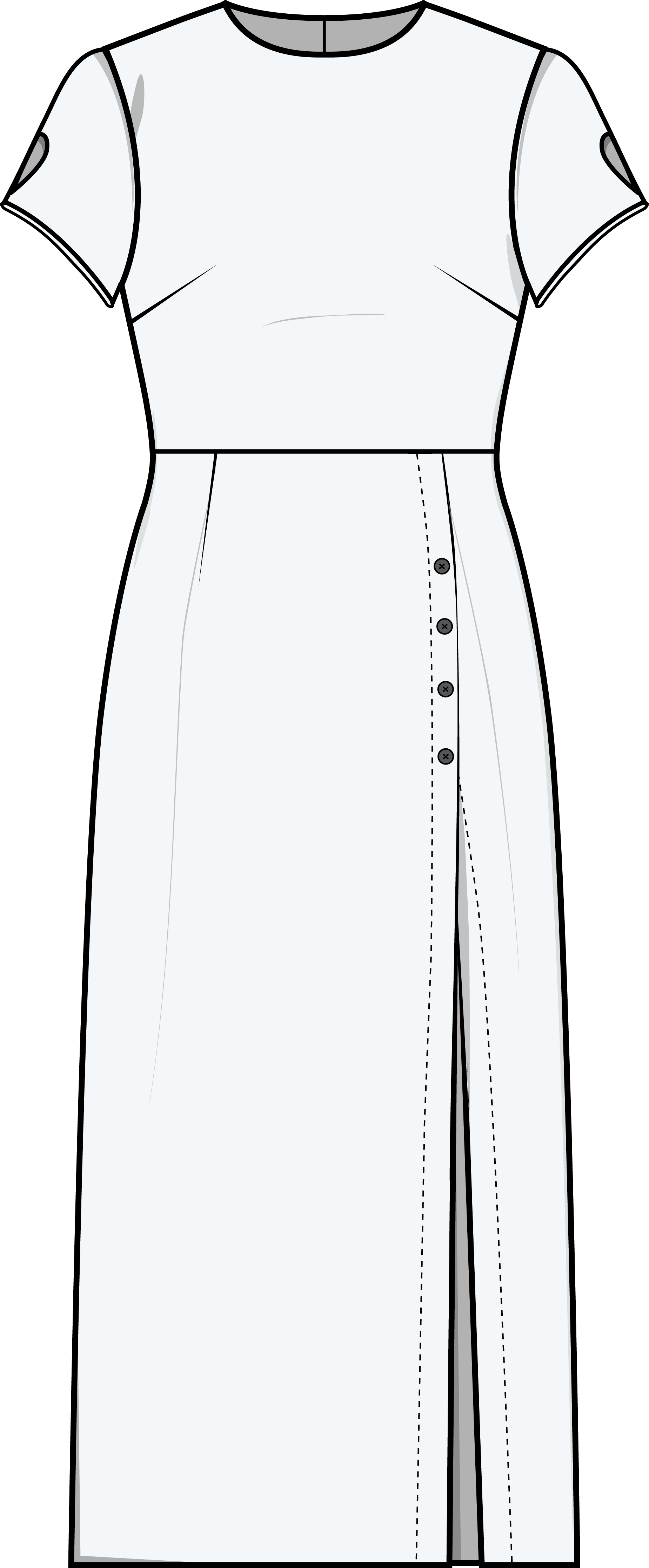 Puff and Pencil Moon Dress - Paper Pattern