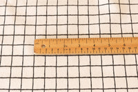 10oz Grid Printed Cotton Twill (per 1/2 M)