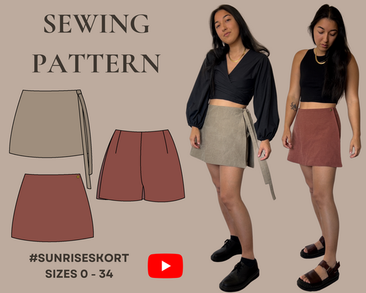 Jessilou's Closet Sunrise Skort - PDF Pattern