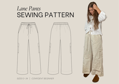 Syd Graham Patterns Lane Pants - PDF Pattern