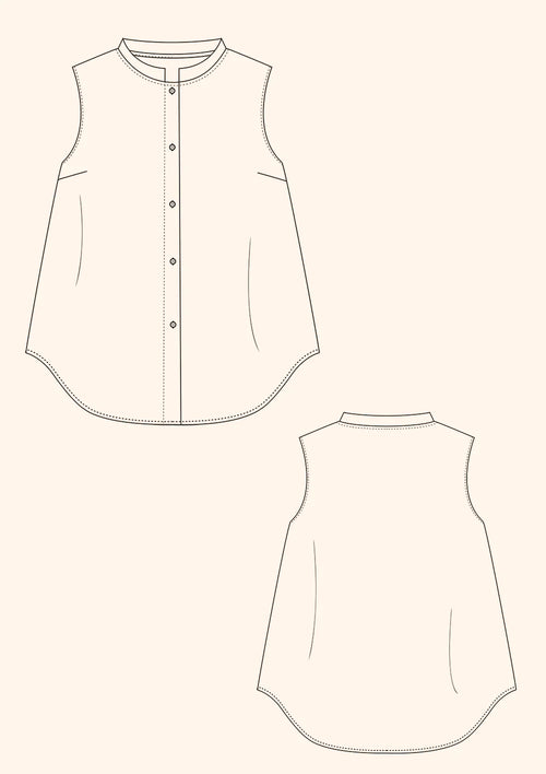 The Modern Sewing Co. Cara Top - PDF Pattern