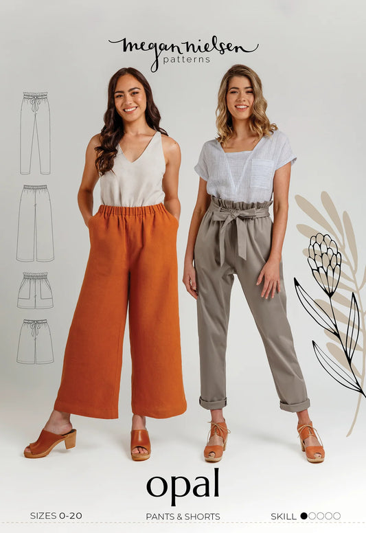 Megan Nielsen Opal Pants & Shorts (Paper Pattern)