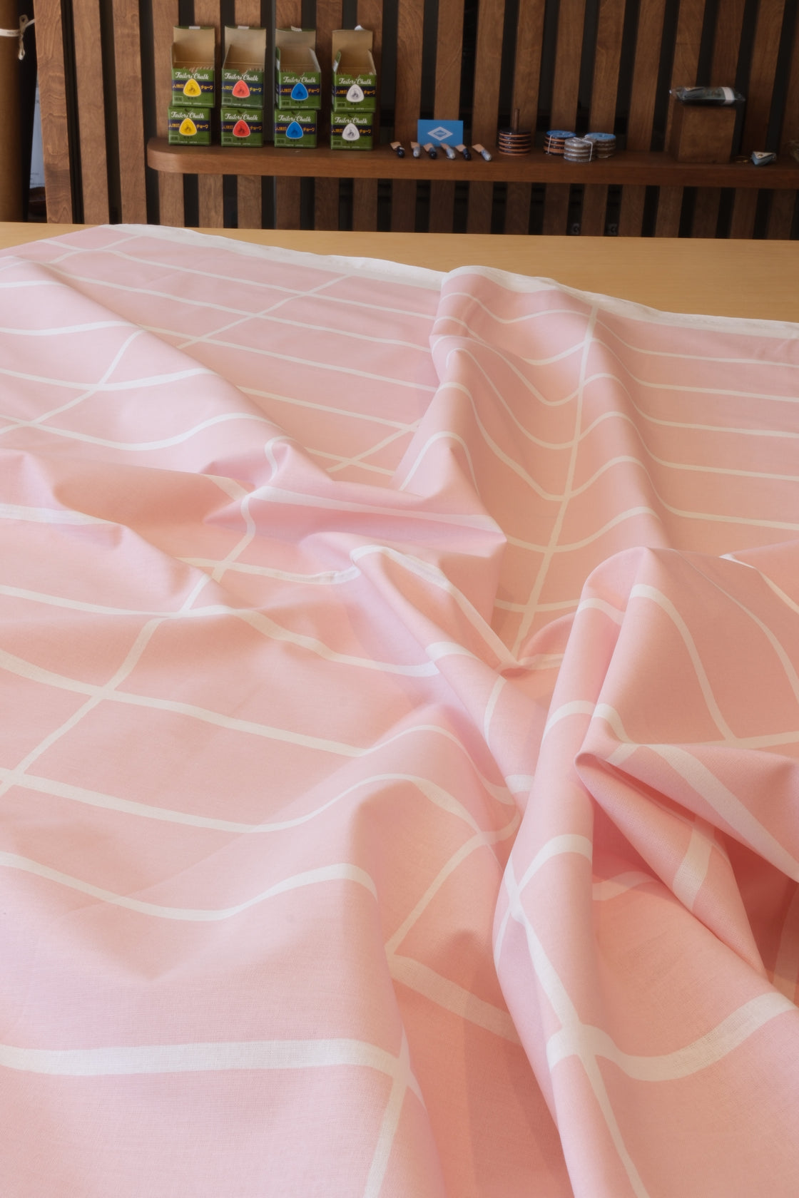 Marimekko Tiiliskivi Cotton Fabric (per 1/2 M)