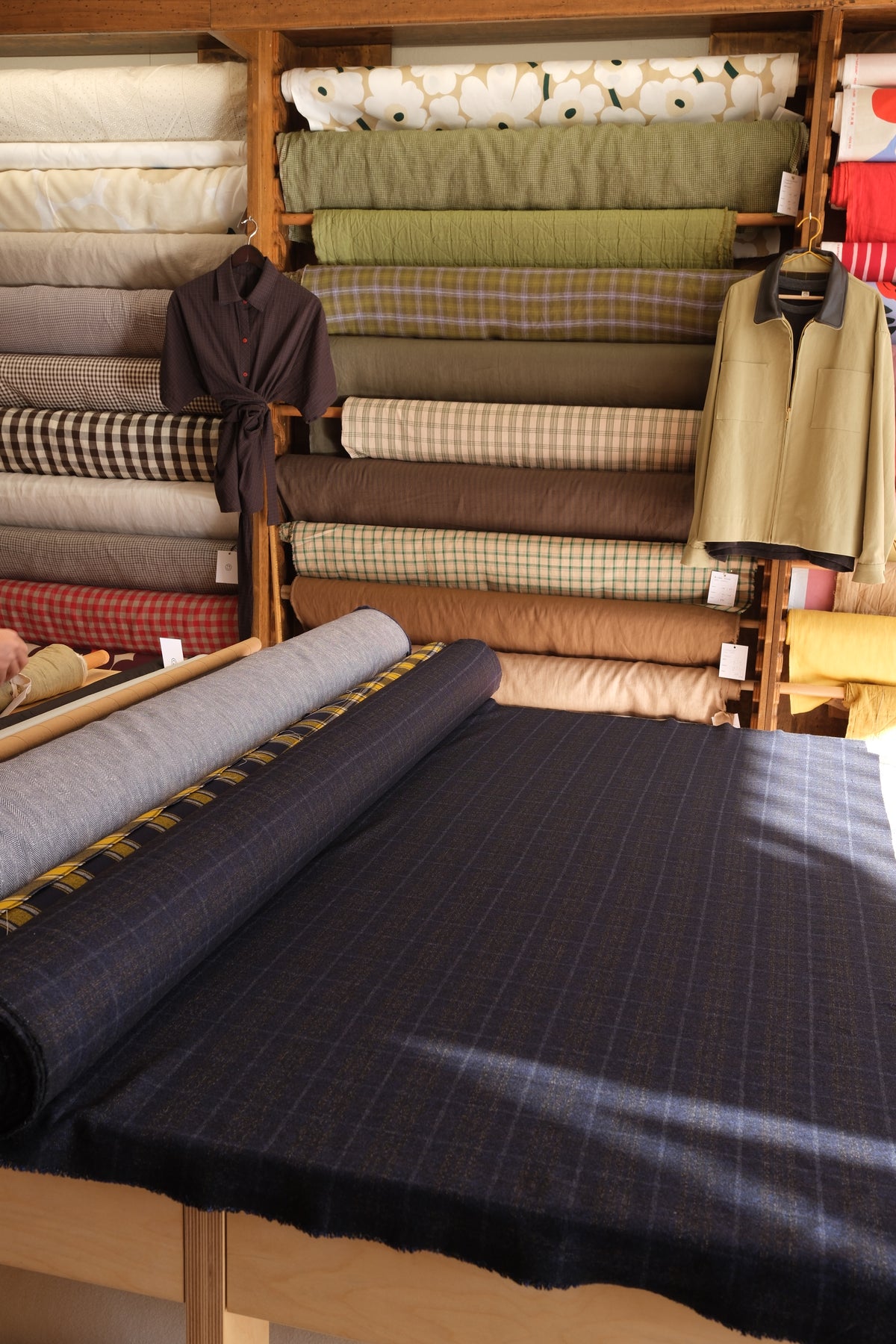 Deadstock Wool Blend Check (per 1/2 M)