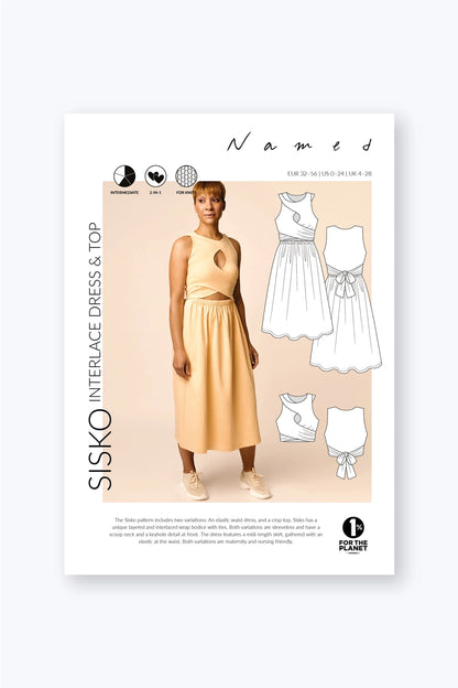 Named Clothing Sisko Dress and Top (Paper Pattern)