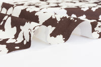 Cow Print Cotton Denim - per 1/2M