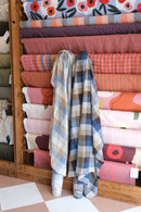 Cotton Ramie Linen Blend Yarn-Dyed Sheeting - per 1/2 M