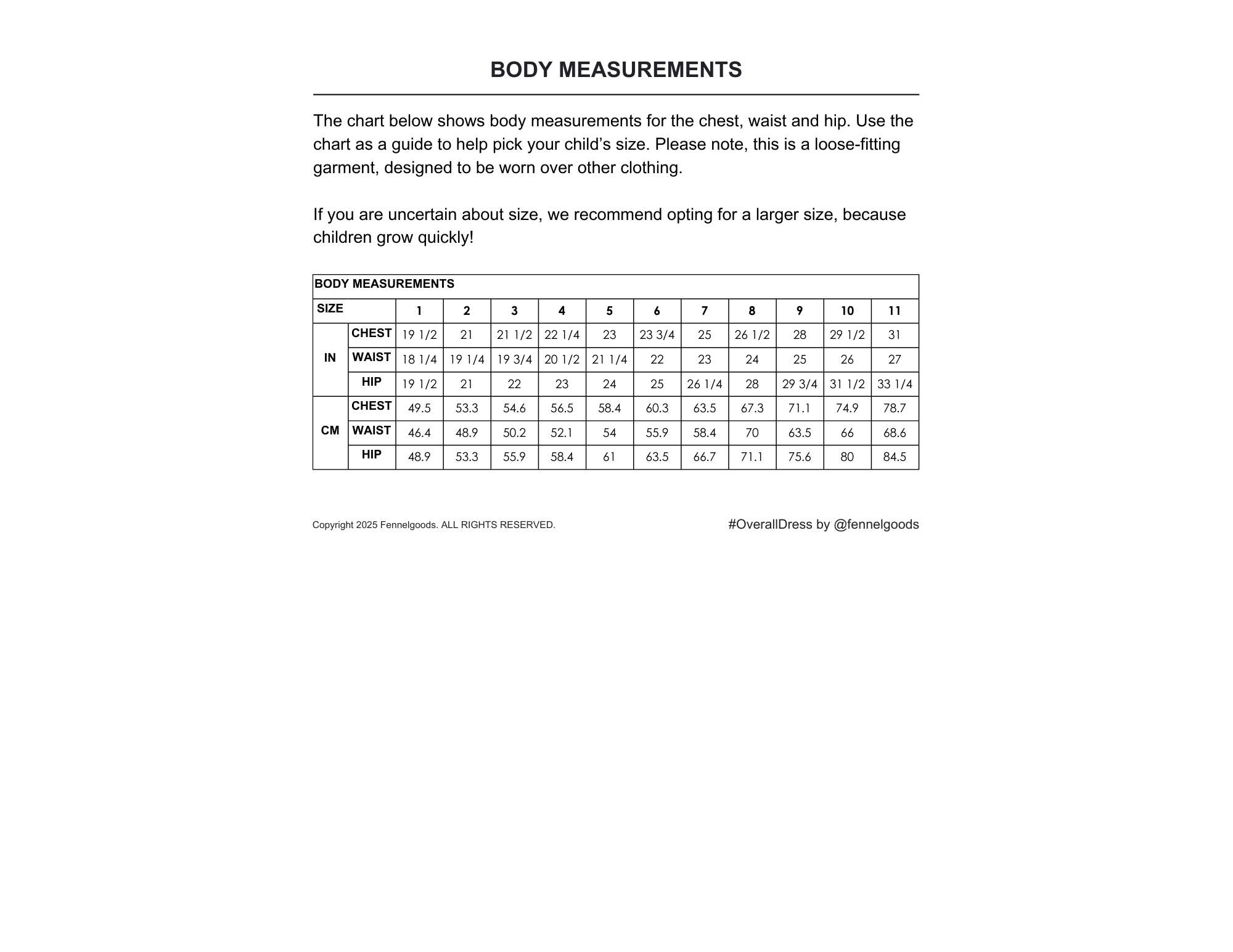 The Overall Dress - Fennel Goods - PDF or Printed Sewing Pattern