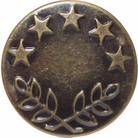 No-Sew Jeans Button - Brass