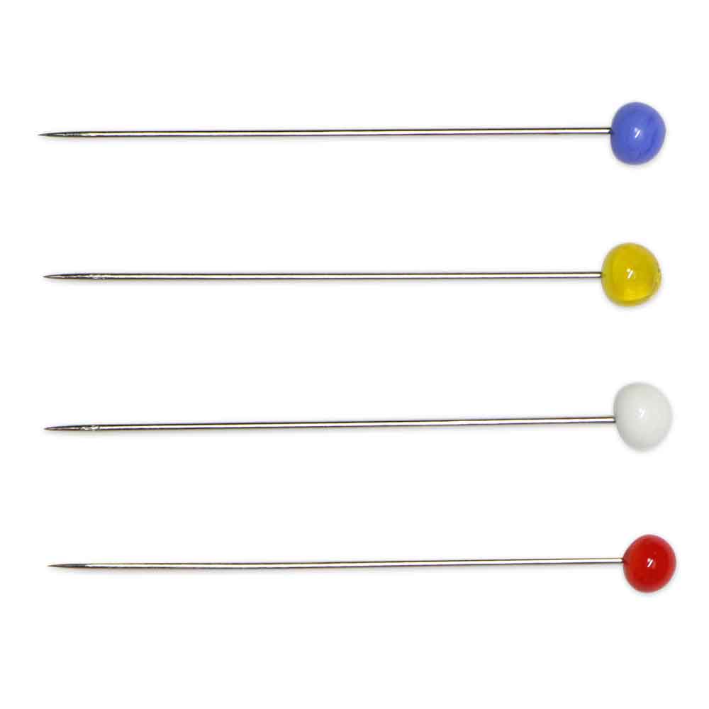 Long Glass Head Quilting Pins 50 pcs - 50mm (2″)