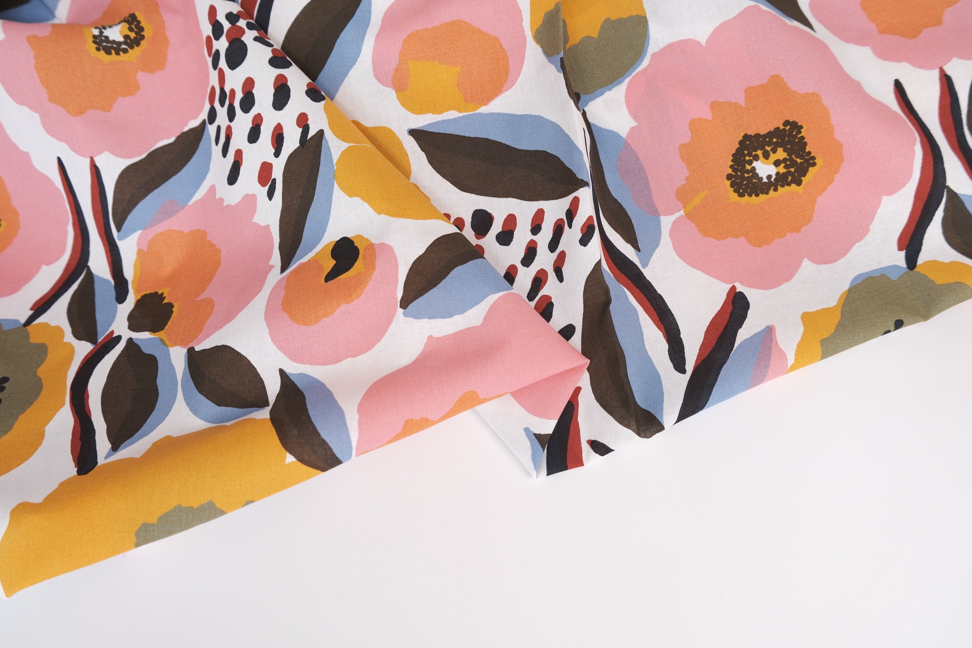 Marimekko Rosarium Cotton Fabric (per 1/2M)