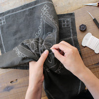 Linen Cloth Sashiko Kit - Cohana