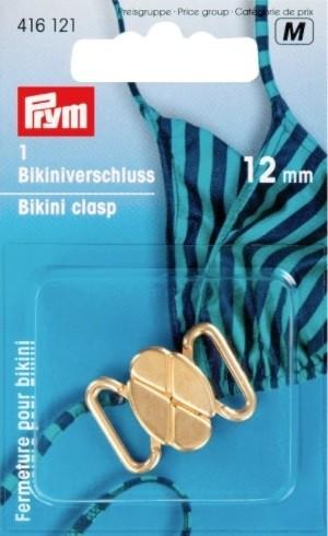 Bikini & Belt Clasps, 12mm Gold