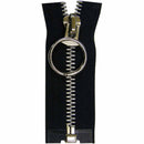 One-Way Separating Zipper 50 - 60 cm (20 - 24″) - Black