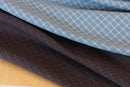 Cotton Yard-Dyed Dobby Check - per 1/2 M