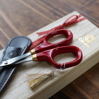Cohana Small Scissors with Lacquered Handles (Shunuri) (45-140)