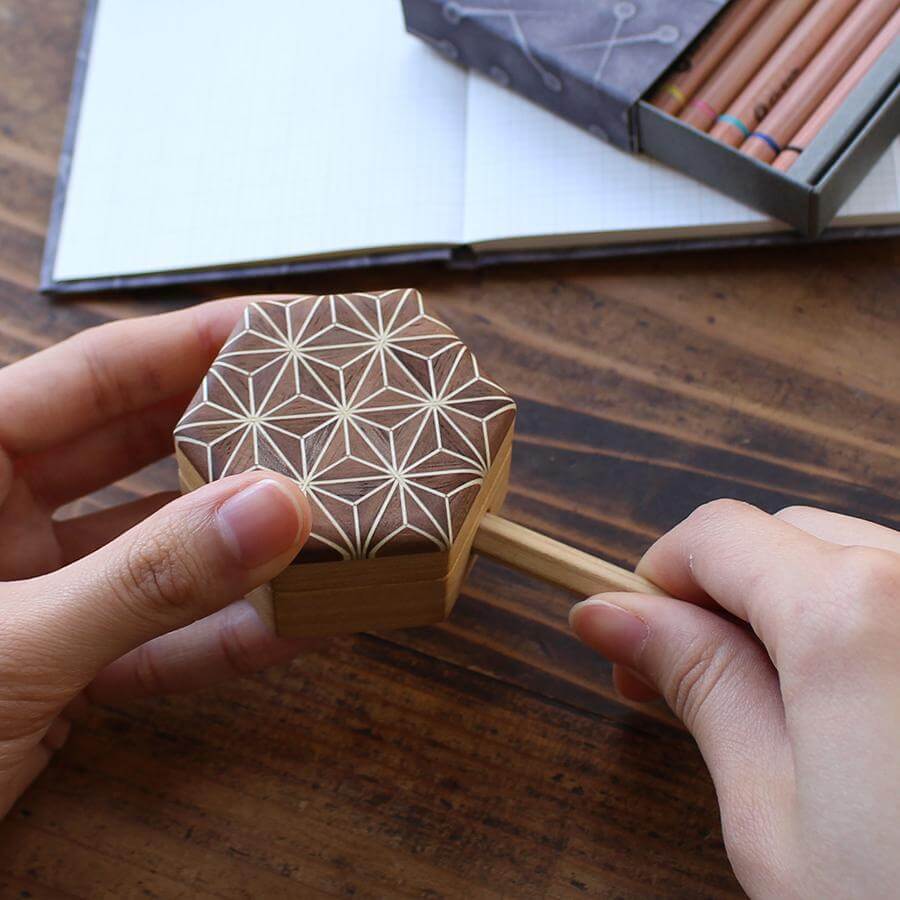 Cohana Asanoha Parquet Pencil Sharpener