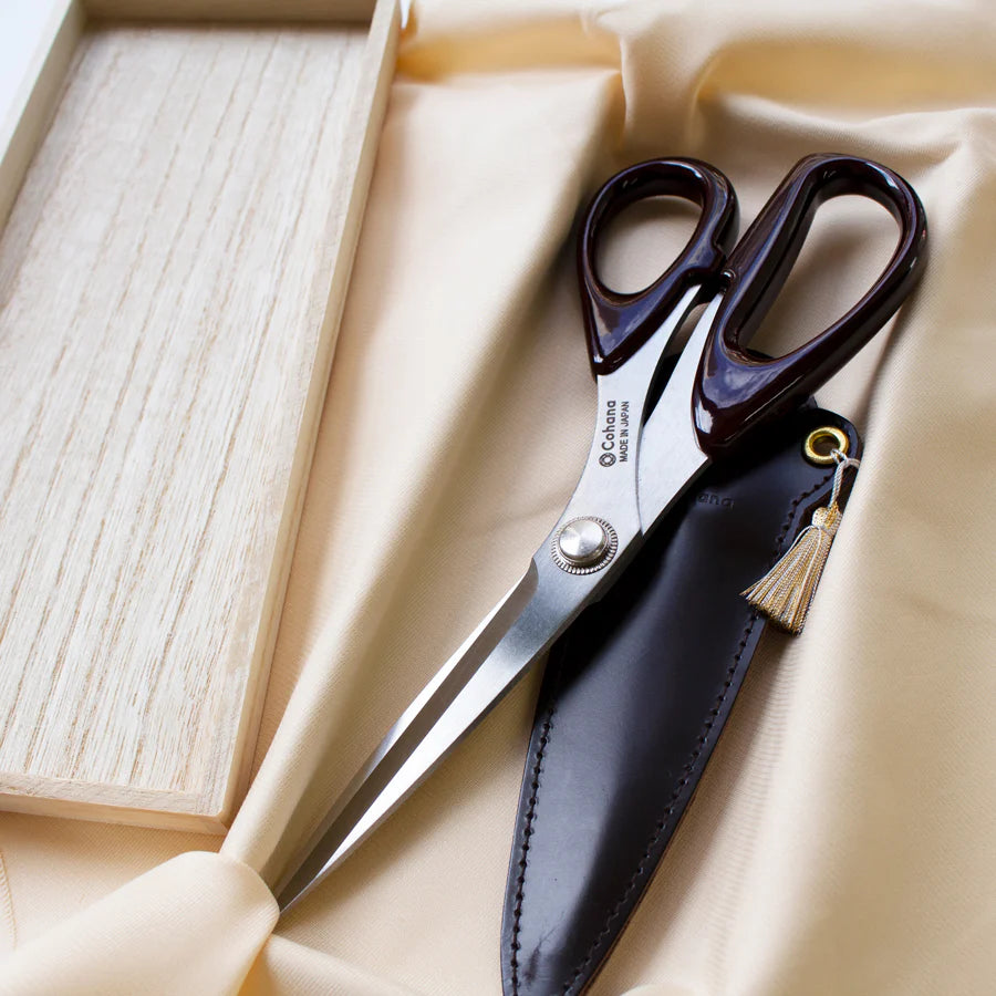 Cohana Seki Sewing Shears with Lacquered Handles (Tamenuri) (45-265)