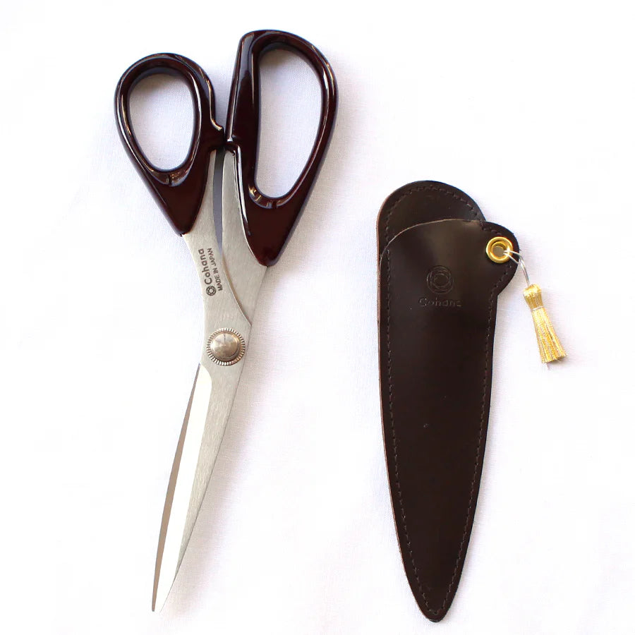 Cohana Seki Sewing Shears with Lacquered Handles (Tamenuri) (45-265)