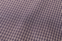 100% Cotton Seersucker - Navy/White (Per 1/2 M)